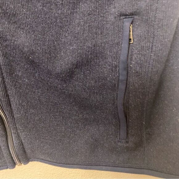 Patagonia Better Sweater Vest full zip navy blue Phosphorus logo embroidered XL - Picture 8 of 11